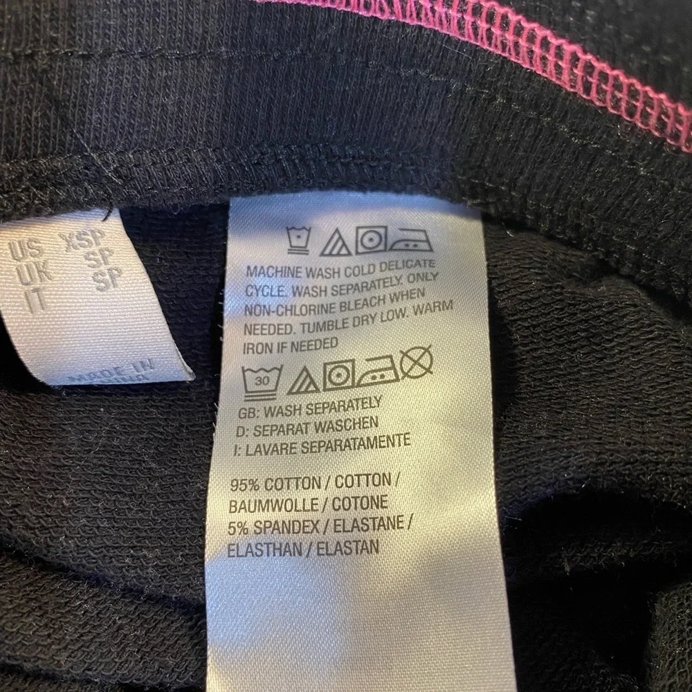 Isaak Mizrahi Black Sherpa Lined Elastic Waist Pants